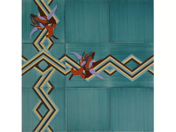 CHLORIS - Handmade ceramic wall tiles by Giovanni De Maio - view 2